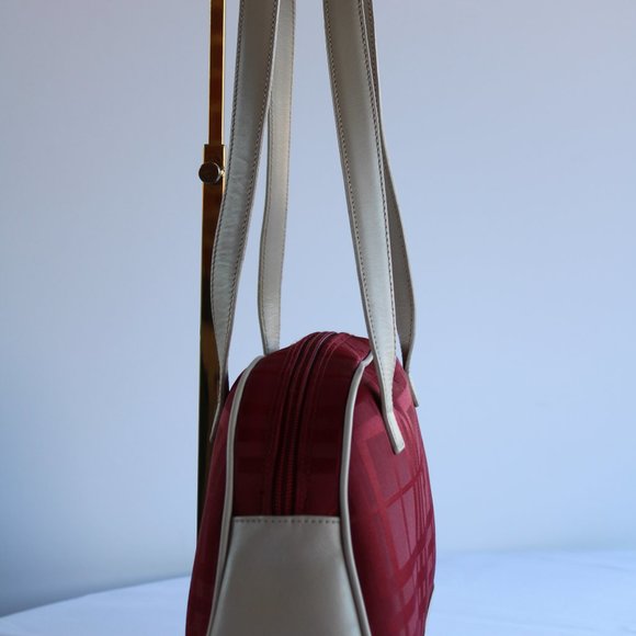 Burgundy Burberry Bowling bag - Picture 7 of 17